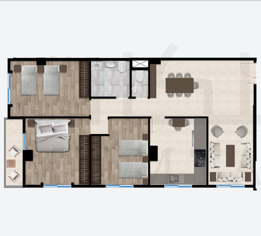 الشقة الاولى من سما الأشرفية 4